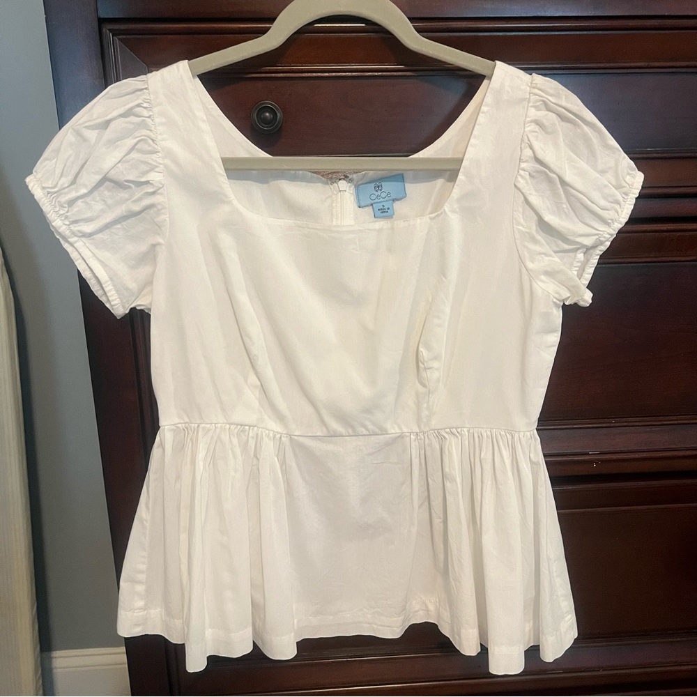 CeCe Peplum Blouse